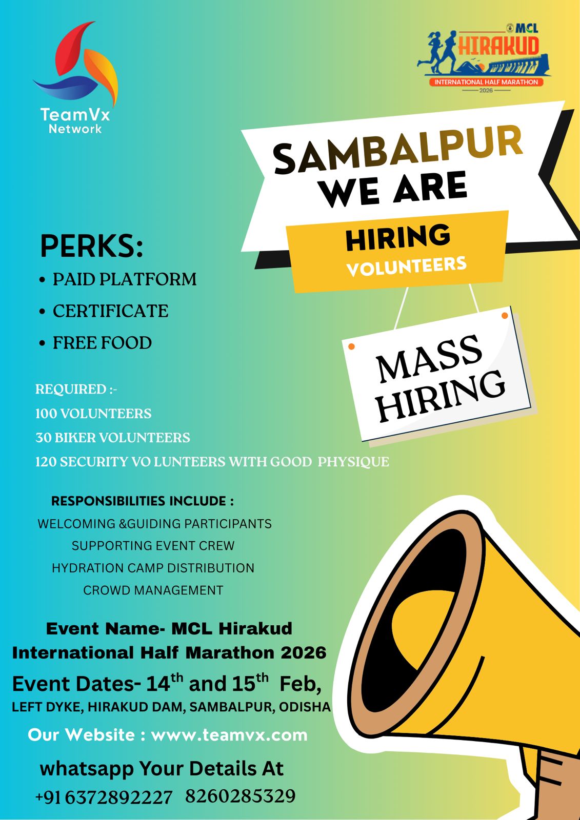 Mega Hiring Drive – Sambalpur